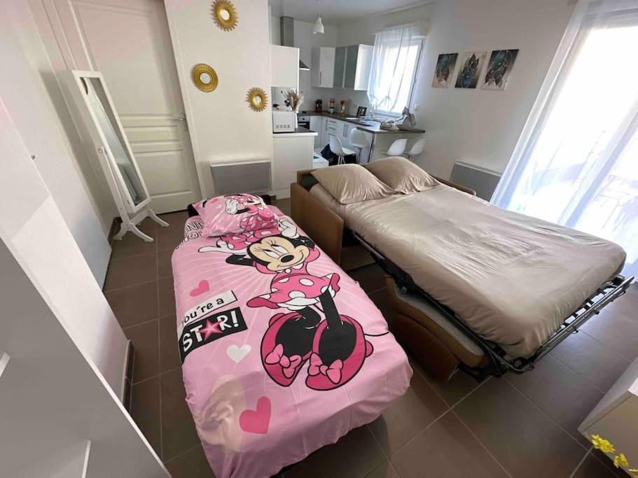 Proche Disney Et Paris - Studio Terrasse Et Parking Prive Montévrain Eksteriør bilde